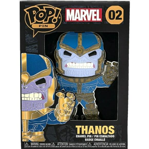 Marvel Thanos Avengers Engame 02 Funko Pop Pin Enamel BNIB - Picture 1 of 7